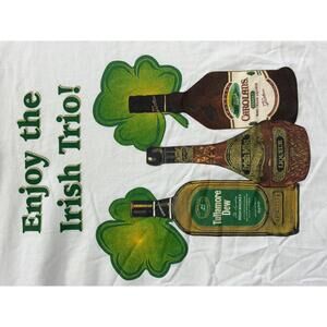 Irish Alcohol T-shirt Tullamore Dew Irish Mist Carolans XL